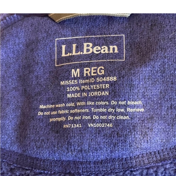 L.L. Bean zip up - Picture 4 of 6